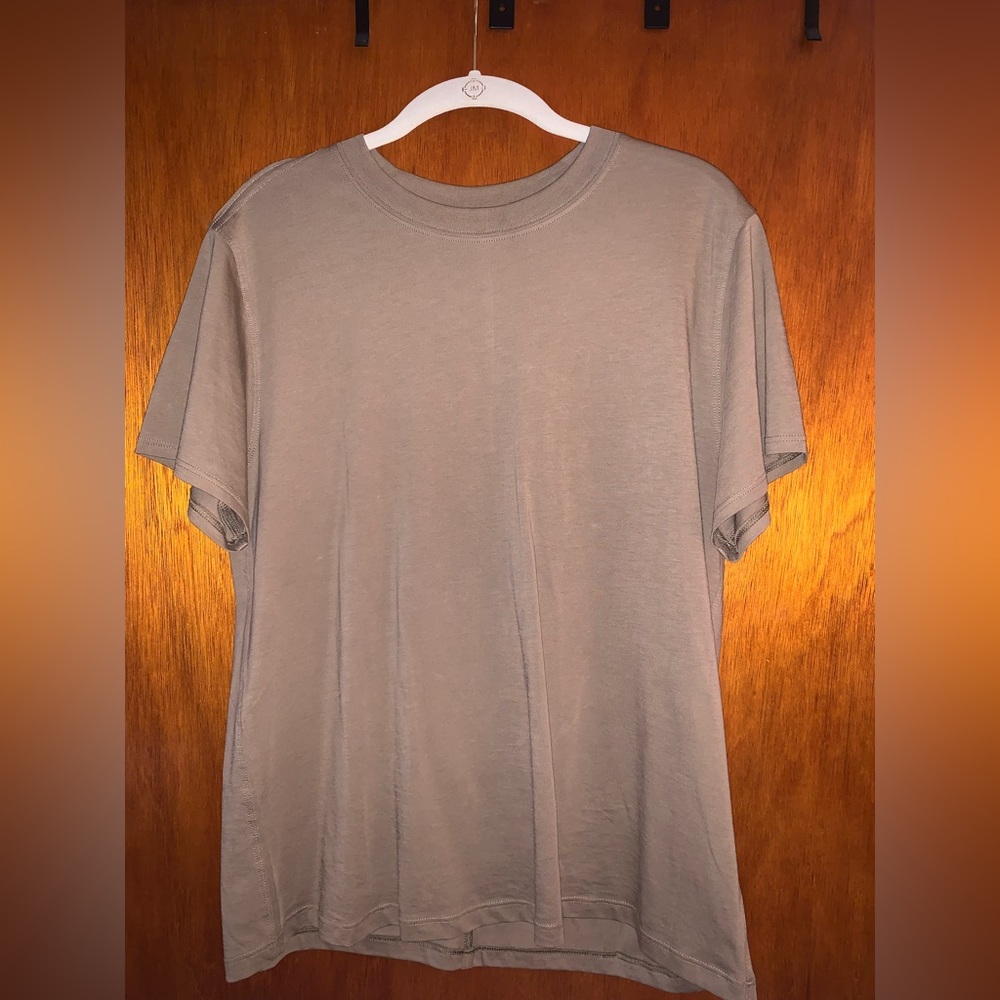 Lululemon All Yours Tee (color is Artifact)